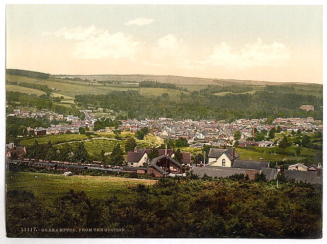 From the station Okehampton Vintage A4 Photo Print