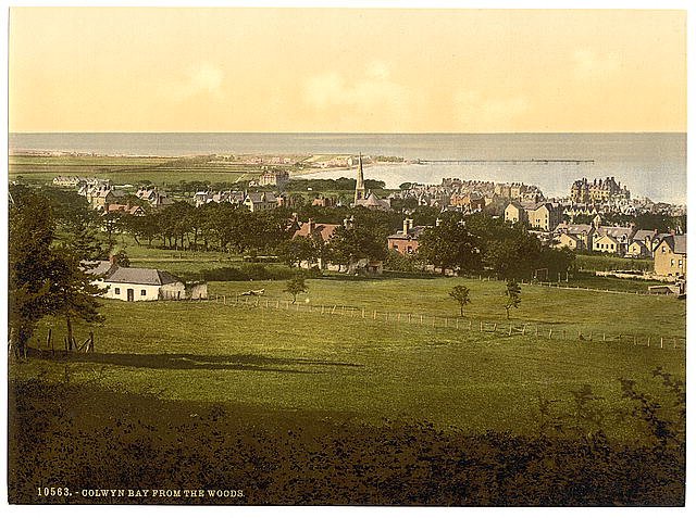From the woods Colwyn Bay Vintage A4 Photo Print