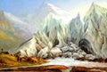 Fruhes Schweizer Schule Gletscher Landschaft Art A4 Photo Print