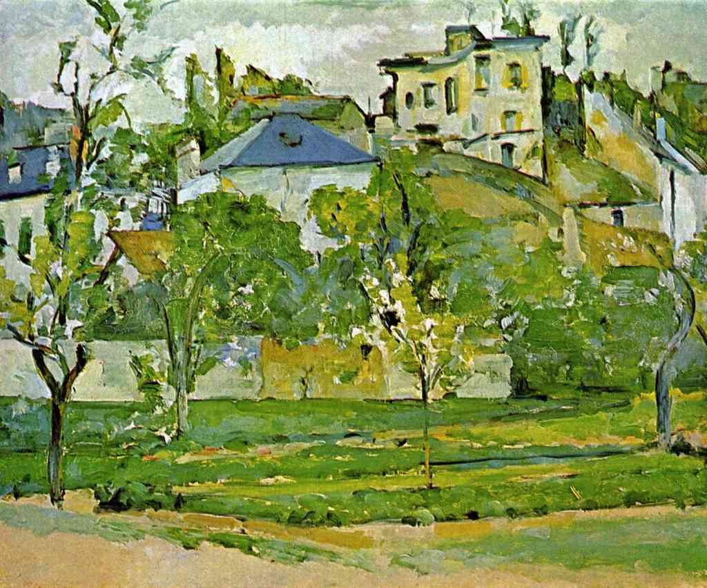 Fruit Garden In Pontoise Cezanne A4 Photo Print