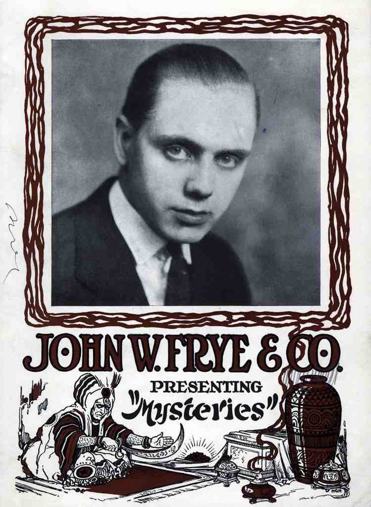 Frye Magic Magician Vintage A4 Photo Print