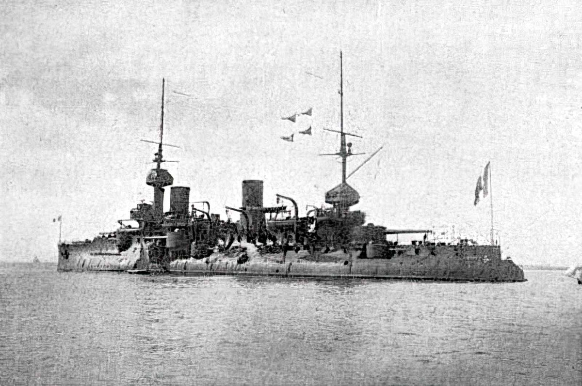 Fs Bouvet Predreadnought Battleship France A4 Photo Print