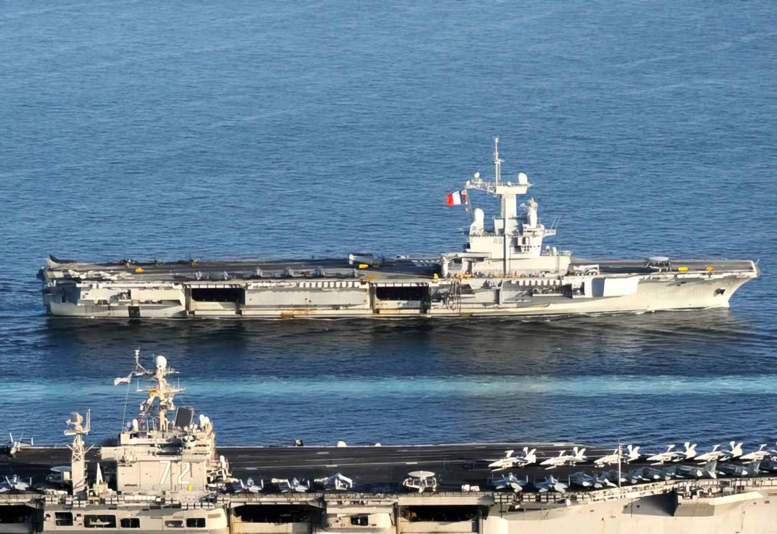 Fs Charles De Gaulle R91 Aircraft Carrier 2 A4 Photo Print
