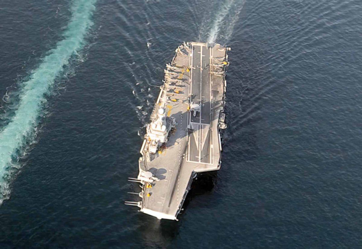 Fs Charles De Gaulle R91 Aircraft Carrier 3 A4 Photo Print