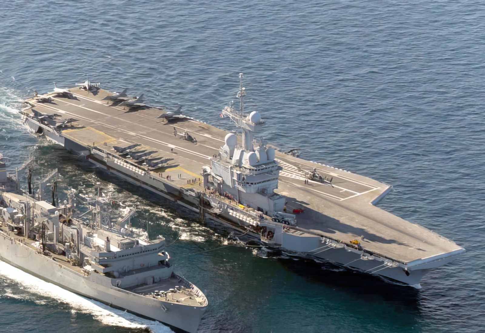 Fs Charles De Gaulle R91 Aircraft Carrier A4 Photo Print