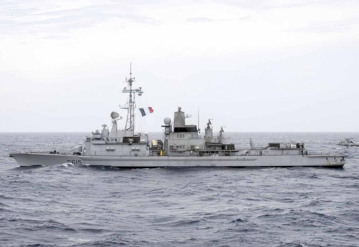 Fs Jean Bart D615 Air Defense Destroyer French Navy A4 Photo Print
