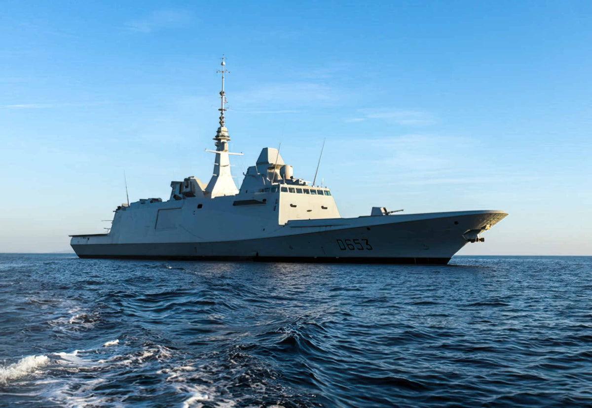 Fs Languedoc D653 Guided Missile Frigate French Navy A4 Photo Print