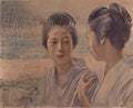 Fujishima Takeji a stroll by fujishima takeji geidai museum Art A4 Photo Print