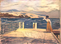Fujishima Takeji a windy day by fujishima takeji Art A4 Photo Print