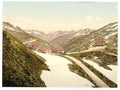 Fuka Pass Bernese Oberland Vintage A4 Photo Print