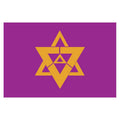 Fukuchiyama City Flag N2661 A4 Photo Print