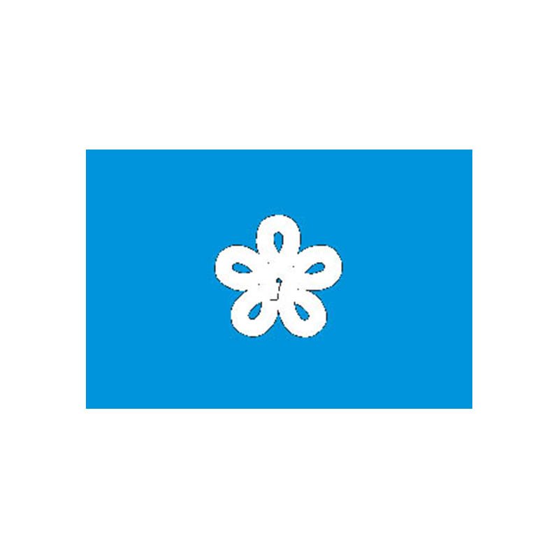 Fukuoka Pref Flag N2530 A4 Photo Print