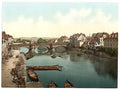 Fulda Bridge Cassel Hesse Nassau Vintage A4 Photo Print