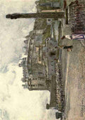 Fulleylove John 1845 1908 Edinburgh 1904 Edinburgh Castle from the Esplanade A4 Photo Print