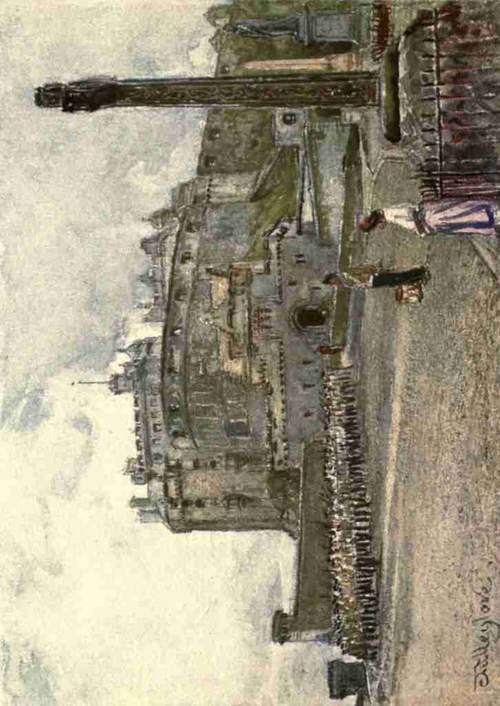 Fulleylove John 1845 1908 Edinburgh 1904 Edinburgh Castle from the Esplanade A4 Photo Print