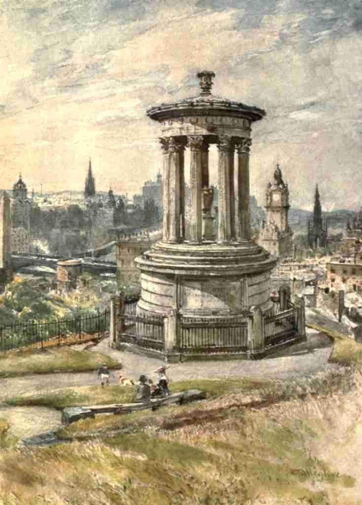 Fulleylove John 1845 1908 Edinburgh 1904 Edinburgh from Calton Hill A4 Photo Print