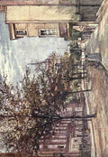 Fulleylove John 1845 1908 Middlesex 1907 Church Row Hampstead A4 Photo Print