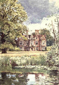 Fulleylove John 1845 1908 Middlesex 1907 Old Manor House at Ickenham A4 Photo Print