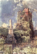 Fulleylove John 1845 1908 Middlesex 1907 Ruined Church at Stanmore A4 Photo Print