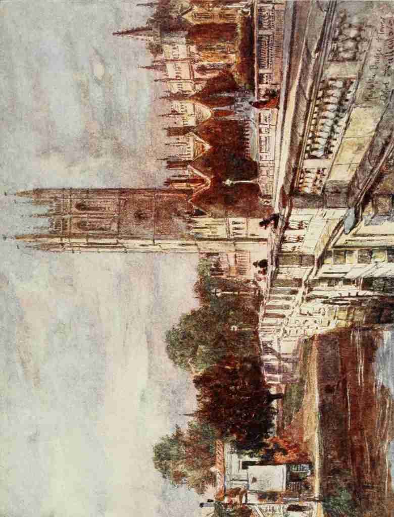 Fulleylove John 1845 1908 Oxford 1922 Magdalen Tower & Bridge A4 Photo Print