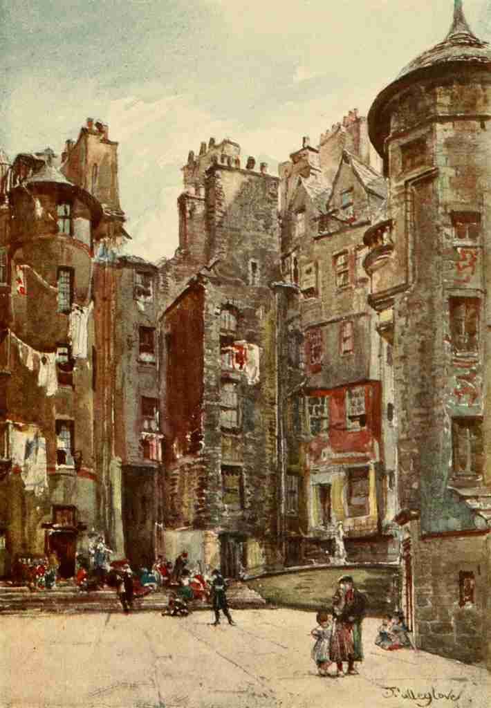 Fulleylove John 1845 1908 Scotland 1915 Lady Stairs Close Edinburgh Vintage A4 Photo Print