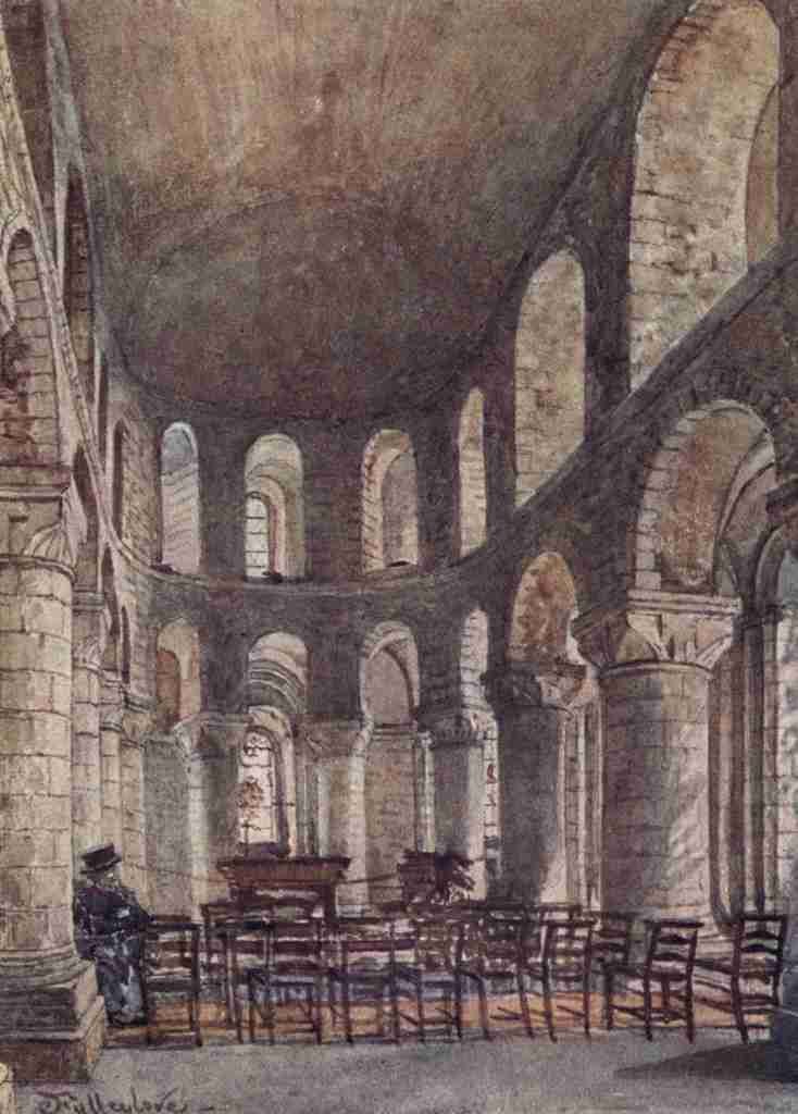 Fulleylove John 1845 1908 The Tower of London 1908 St Johns Chapel A4 Photo Print