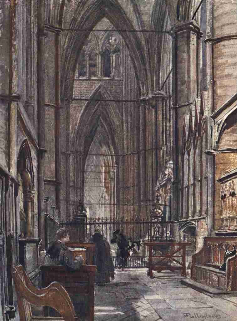 Fulleylove John 1845 1908 Westminster Abbey 1904 Inside A4 Photo Print