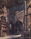 Fulleylove John 1845 1908 Westminster Abbey 1904 North Ambulatory A4 Photo Print