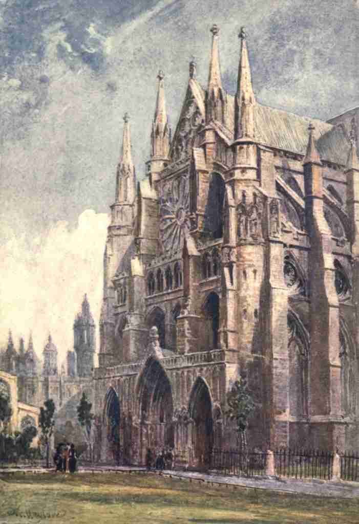 Fulleylove John 1845 1908 Westminster Abbey 1904 North Transept A4 Photo Print