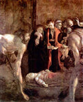 Funeral of St. Lucia by Caravaggio A4 Photo Print