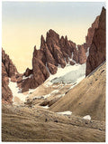 Funffingerspitze Tyrol Vintage A4 Photo Print