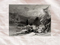Furness Abbey Lancashire England Allen 1836 Vintage A4 Photo Print