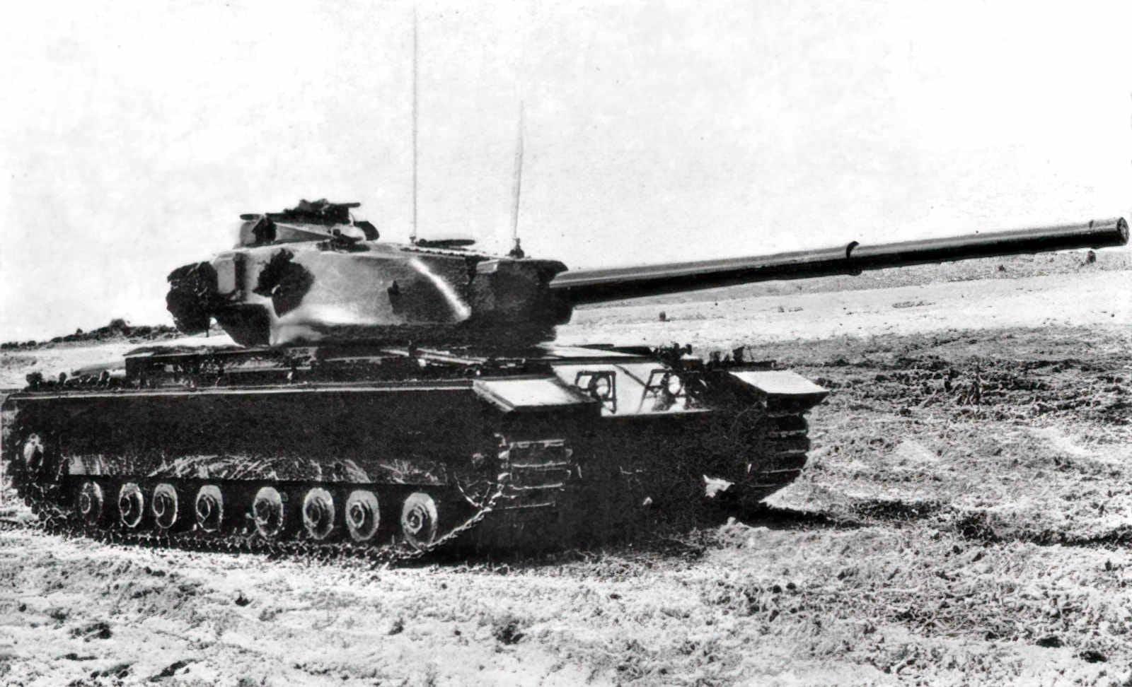 Fv214 Conqueror Heavy Tank 2 A4 Photo Print