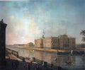 Fyodor Alekseyev view onto st michael s castle in st petersburg from Art A4 Photo Print