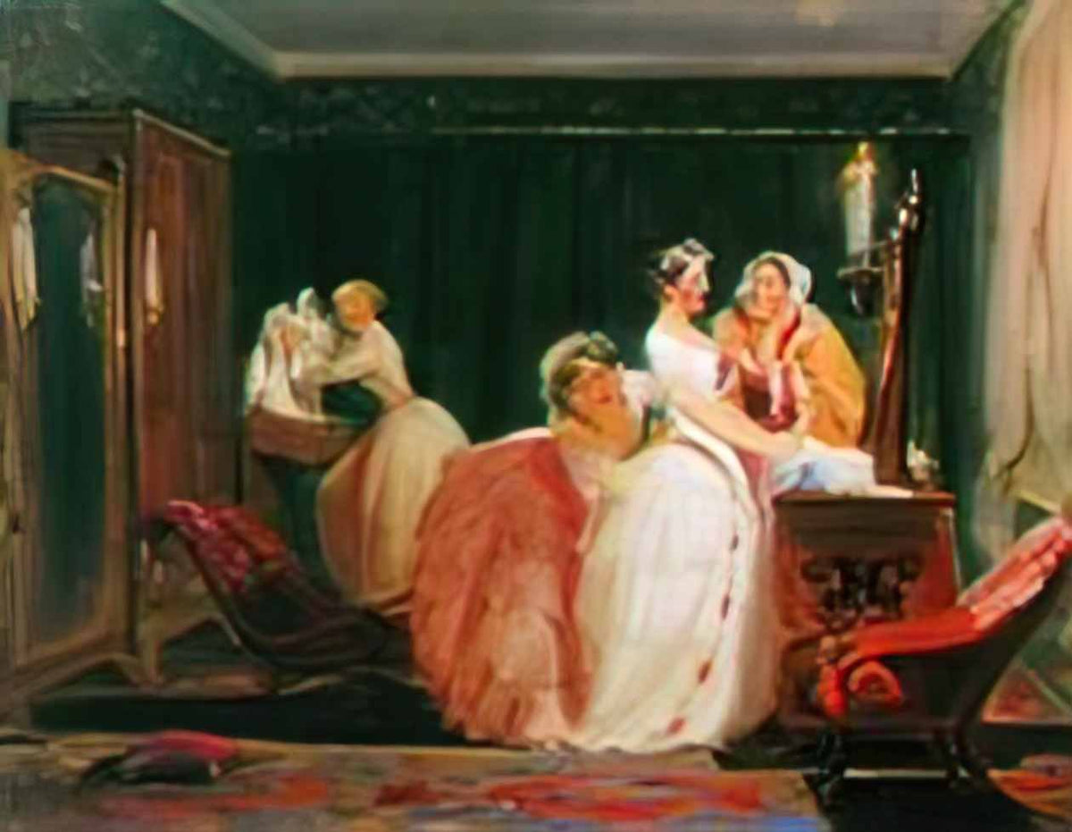 Fyodor Bronnikov fees for the crown 1856 Art A4 Photo Print