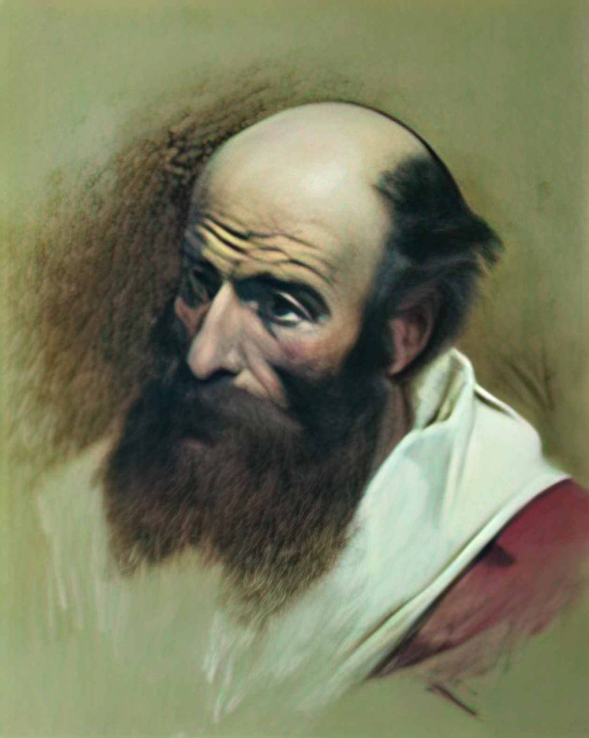 Fyodor Bronnikov portrait of an old man 1 Art A4 Photo Print