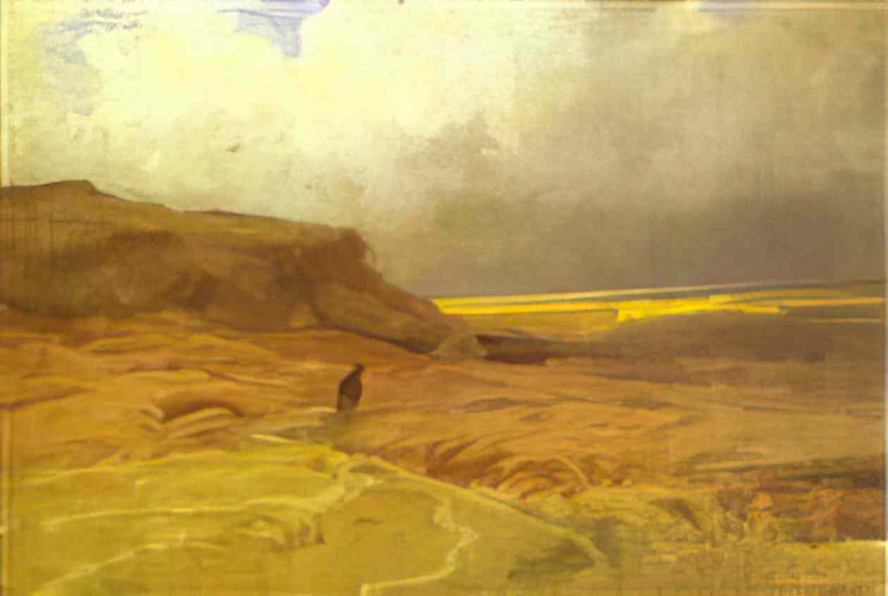 Fyodor Bronnikov landscape with tree Art A4 Photo Print