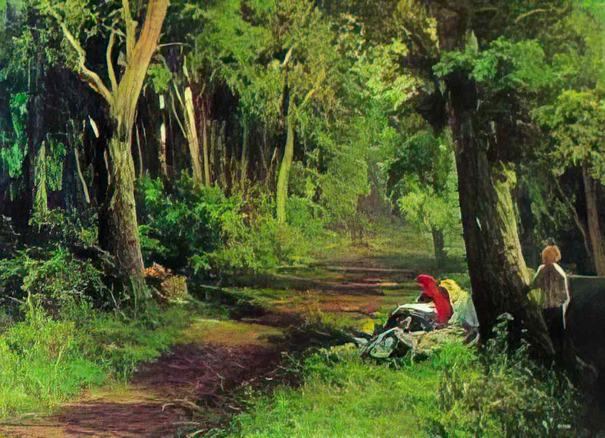 Fyodor Vasilyev forest road 1869 Art A4 Photo Print