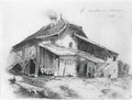 Fyodor Vasilyev peasants hut Art A4 Photo Print