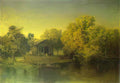 Fyodor Vasilyev pond at the sunset Art A4 Photo Print