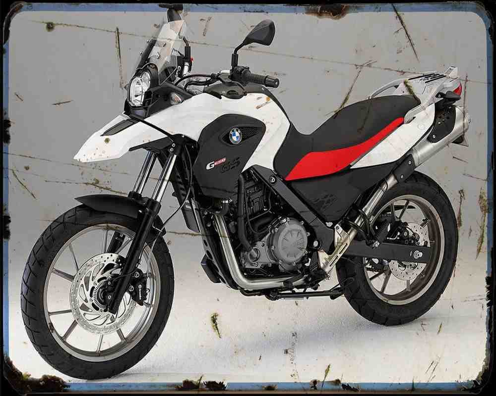 G 650Gs 11 1 A4 Photo Print Motorbike Vintage Aged