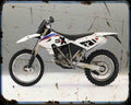 G4 11 A4 Photo Print Motorbike Vintage Aged