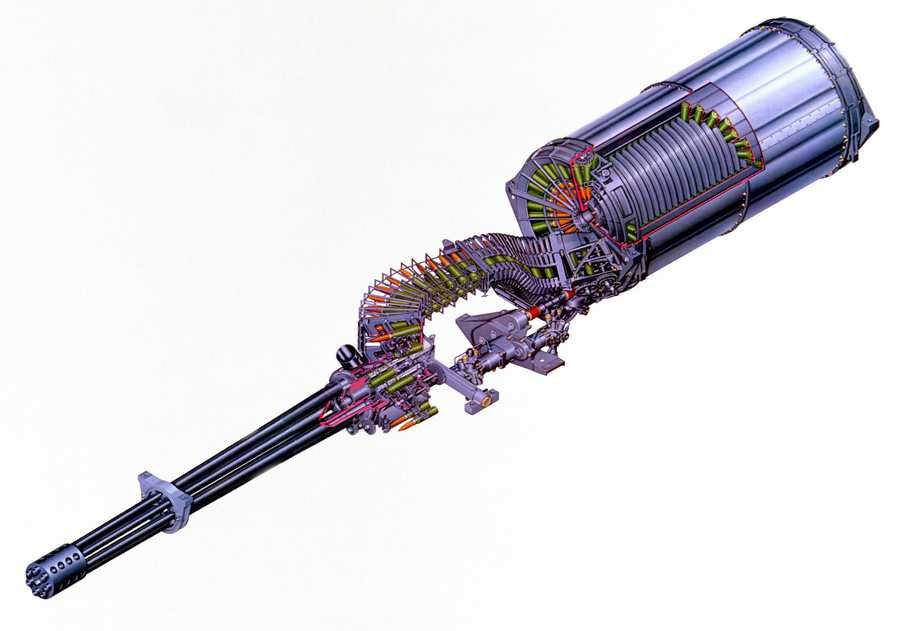 GAU 8 Avenger cutaway A4 Photo Print