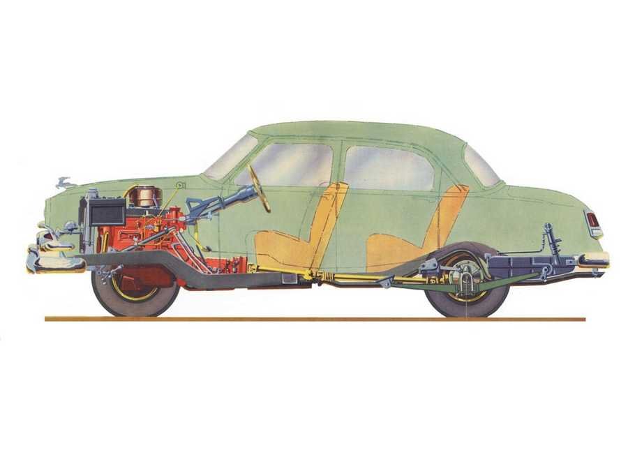 GAZ 21 Volga cutaway A4 Photo Print
