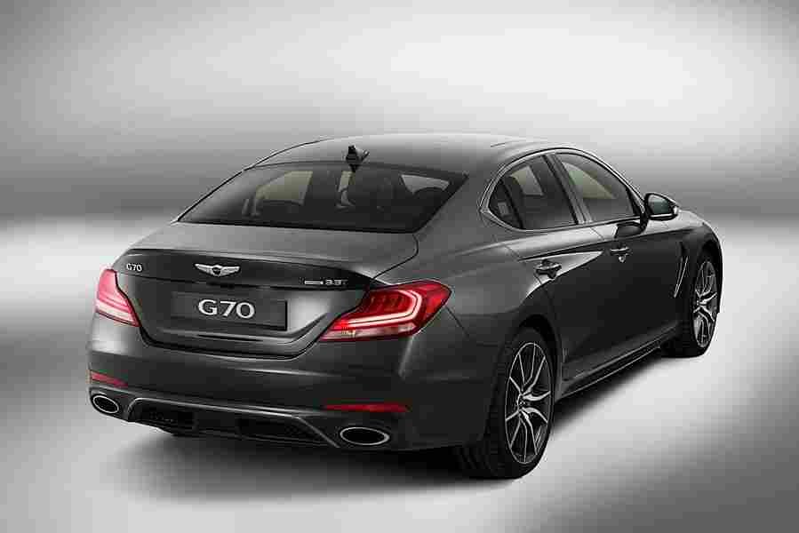GENESIS G70 6128 4 Car A4 Photo Print