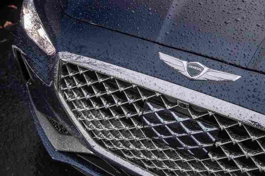 GENESIS G70 6128 45 Car A4 Photo Print