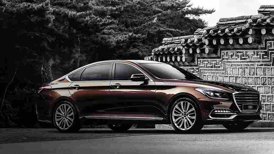 GENESIS G80 5982 39 Car A4 Photo Print