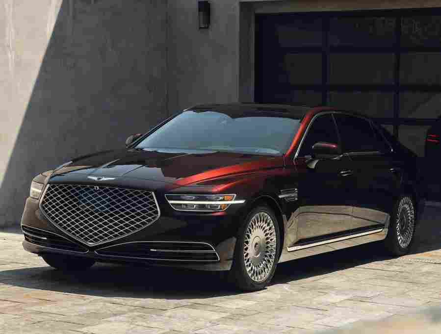 GENESIS G90 6722 24 Car A4 Photo Print