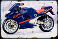 GIlera CX125 91 2 aged A4 Photo Print