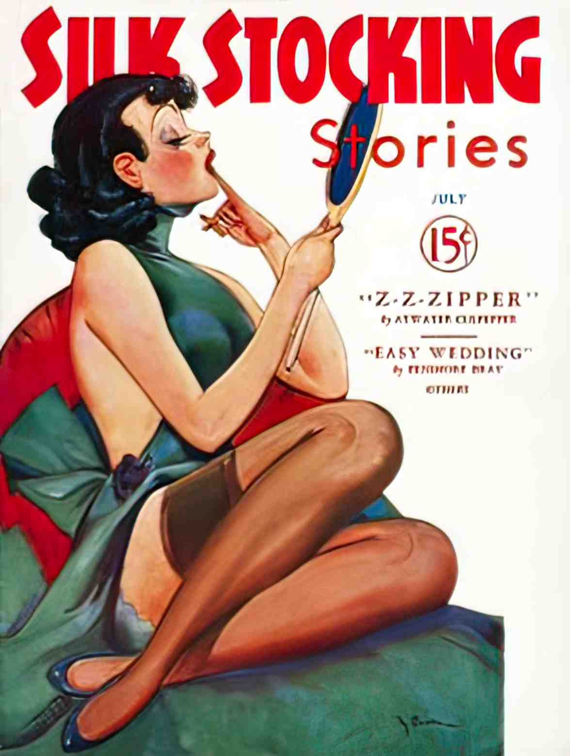 GLMZ1002, Silk Stocking, Z Advert A4 Photo Print